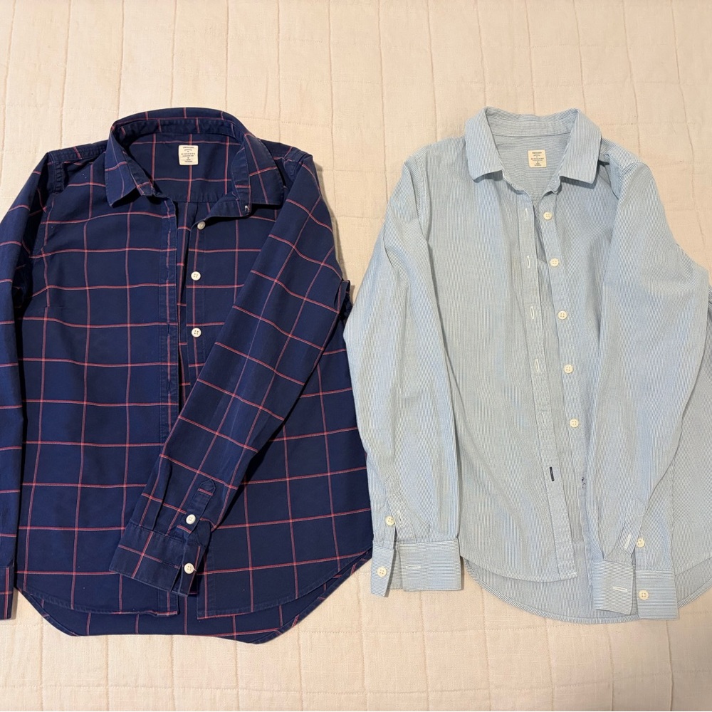 Women Navy and Light Blue Shirts